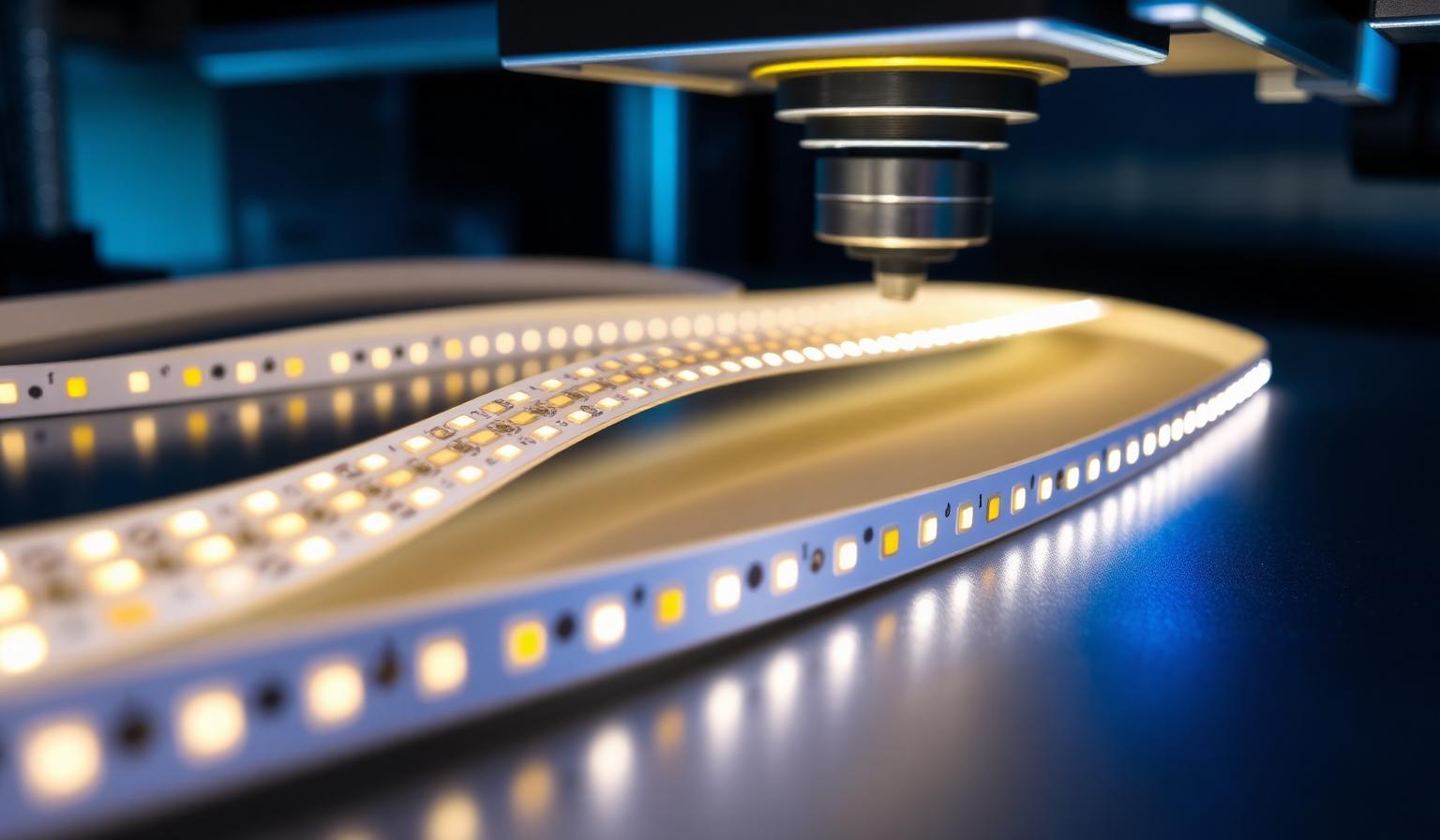 LED dizgi hattında SMD LED montajı