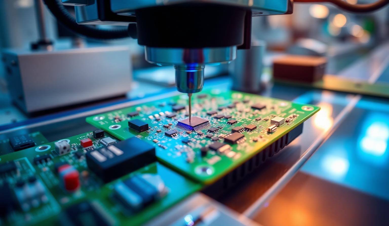 SMD dizgi makinesi PCB üzerine yüzey montaj komponenti yerleştirirken